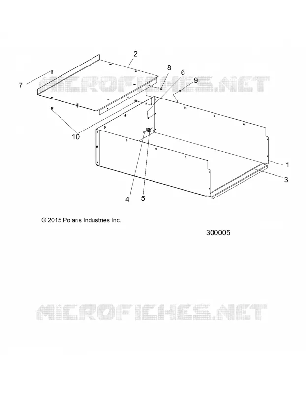 BED, RECESSED, OPEN