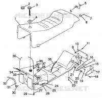 SEAT   GAS TANK STORM 0975782, STORM S.E. H975782, EUROPEAN STORM S.E. E9 (4937823782A007)