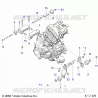 ENGINE, MOUNTING