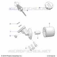 OIL FILTER AND DIPSTICK