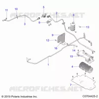 FUEL TANK EVAP, CANISTER AND LINES