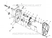 CHAINCASE ASSEMBLY XLT 0950756, XLT SKS 0950556,  XLT SKS EURO E950556   XL (4928842884B010)