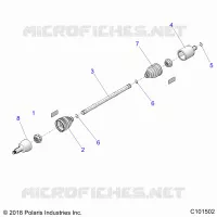 DRIVE TRAIN, DRIVE REAR SHAFT