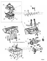 ENGINE, CRANKCASE AND CRANKSHAFT