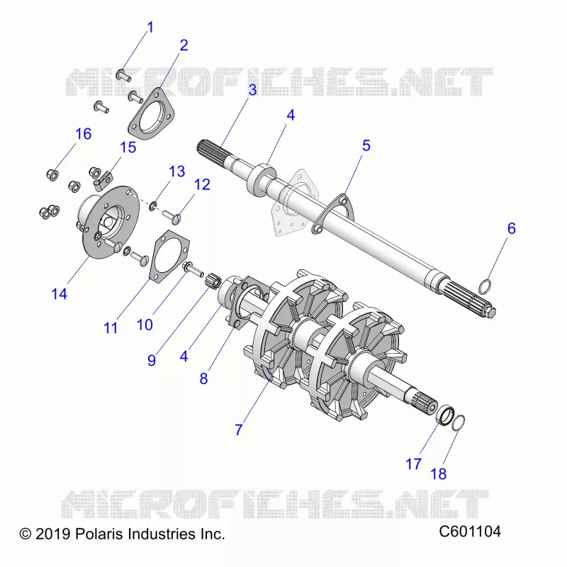 DRIVE TRAIN, JACKSHAFT AND DRIVE SHAFT