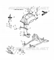 FUEL TANK AND CARBURETOR MOUNTING