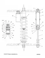 REAR TRACK SHOCK, W/RES.