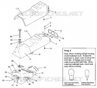 SEAT   GAS TANK ASSEMBLY TRAIL / 0930761 AND TRAIL DELUXE / 0930243 (4923222322004A)
