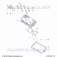 ENGINE, VALVE COVER