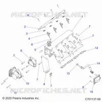 INTAKE MANIFOLD, FUEL RAIL