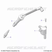 ELECTRICAL, IGNITION COIL, WIRE AND SPARK PLUG
