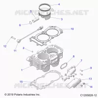 CYLINDER AND PISTON