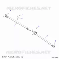 DRIVE TRAIN, FRONT PROP SHAFT