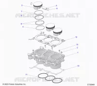 CYLINDER AND PISTON