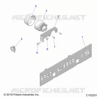 ELECTRICAL, FOG LAMP AND FRONT LICENSE BRACKET