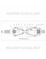DRIVE TRAIN, REAR HALF SHAFT