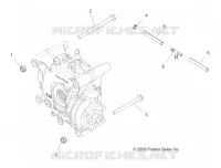 DRIVE TRAIN, GEARCASE MOUNTING, REAR