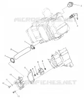 WATER PUMP MAGNUM 4X4 W968144 AND  SWEDISH MAGNUM 4X4 S968144 (4936053605D005)