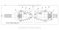 DRIVE TRAIN, REAR DRIVE SHAFT