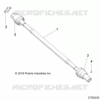 DRIVE TRAIN, REAR PROP SHAFT