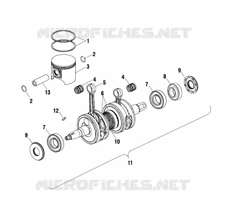 PISTON   CRANKSHAFT