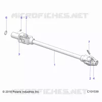 DRIVE TRAIN, FRONT PROP SHAFT