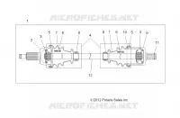 DRIVE TRAIN, FRONT HALF SHAFT