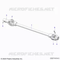 DRIVE TRAIN, FRONT PROP SHAFT
