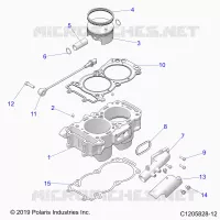CYLINDER AND PISTON