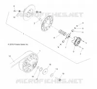 DRIVE TRAIN, SECONDARY CLUTCH