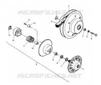 DRIVEN CLUTCH ASSEMBLY TRAIL BOSS W948527 (4926822682B010)