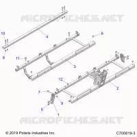 CHASSIS, SEAT SUPPORTS- G21GMZ99AM/BM (C700819-3)