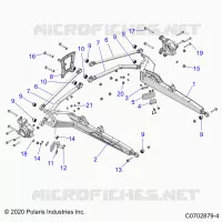 REAR SUSPENSION TRAILING ARMS