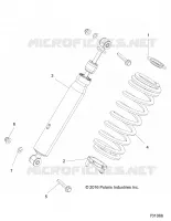 REAR SUSPENSION SHOCK MOUNTING