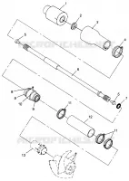 DRIVE SYSTEM SLT 700 B964166 AND  INTL. SLT 700 I964166 (4933923392B002)