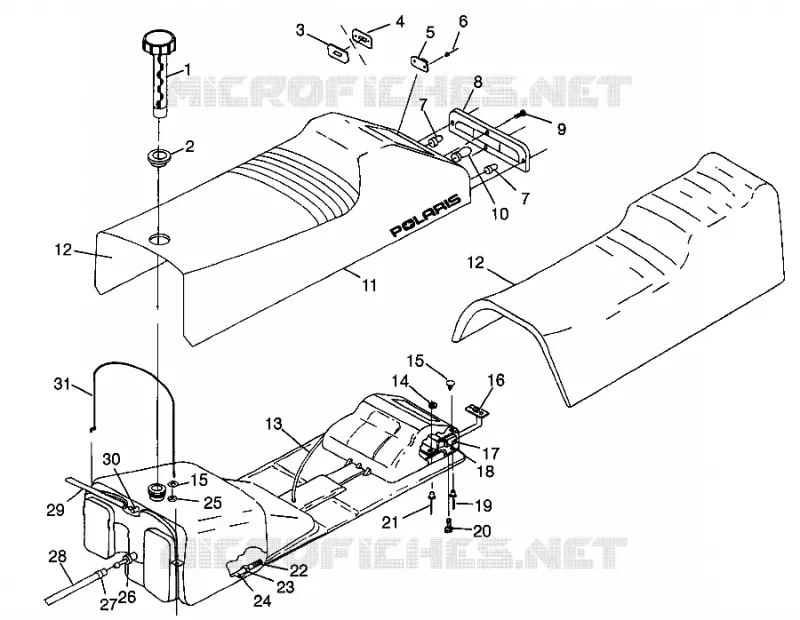 SEAT   GAS TANK 500 0972764, EUROPEAN 500 E972764, 500 SKS 0972564, EUROP (4938393839A010)