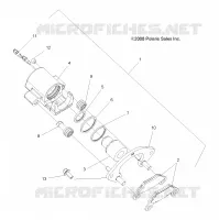 REAR BRAKE CALIPER