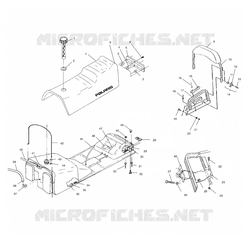 SEAT   GAS TANK