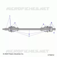 DRIVE TRAIN, FRONT HALF SHAFT