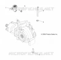 DRIVE TRAIN, GEARCASE MOUNTING, FRONT