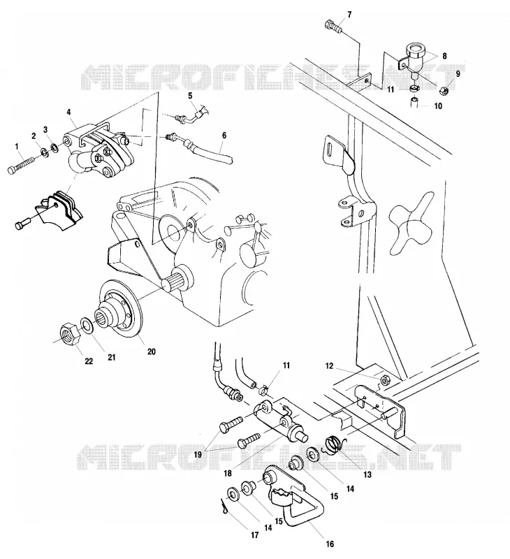 REAR BRAKE/FOOT PEDAL