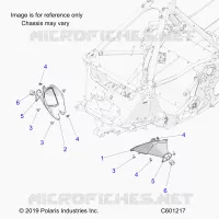 CHASSIS, TIE ROD BOOT ASM.