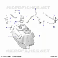 FUEL SYSTEM, FUEL TANK ASM.