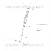 FRONT SUSPENSION SHOCK MOUNTING