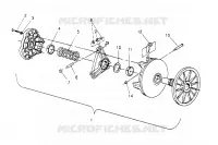DRIVE CLUTCH ASSEMBLY LITE GT 0953133 AND  EUROPEAN LITE GT E953133 (4928922892B011)