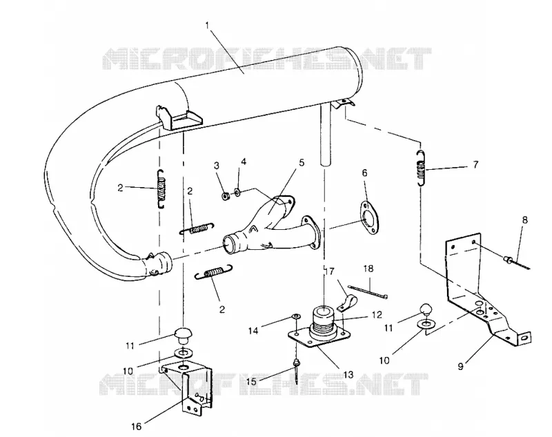 EXHAUST SYSTEM 440 XCR 0951660 (4929112911C004)