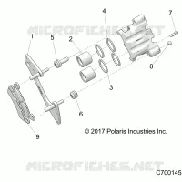REAR BRAKE CALIPER