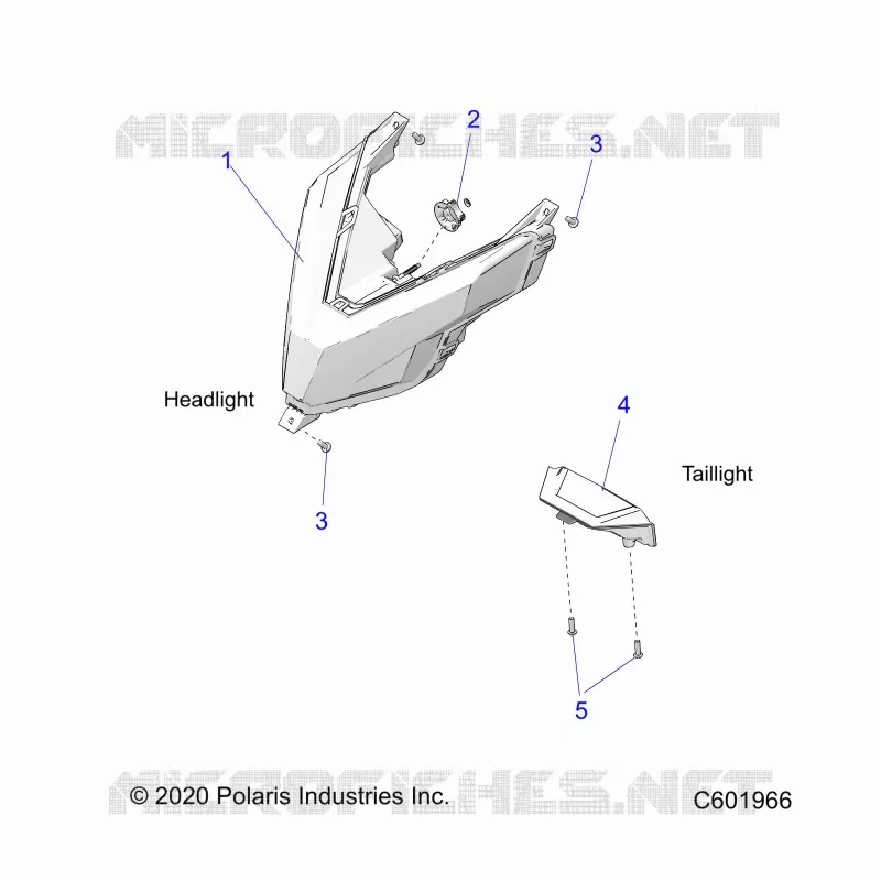 ELECTRICAL, HEADLIGHT AND TAILLIGHT