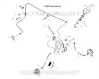 CONTROLS-MASTER CYLINDER/FRONT BRAKE LINE