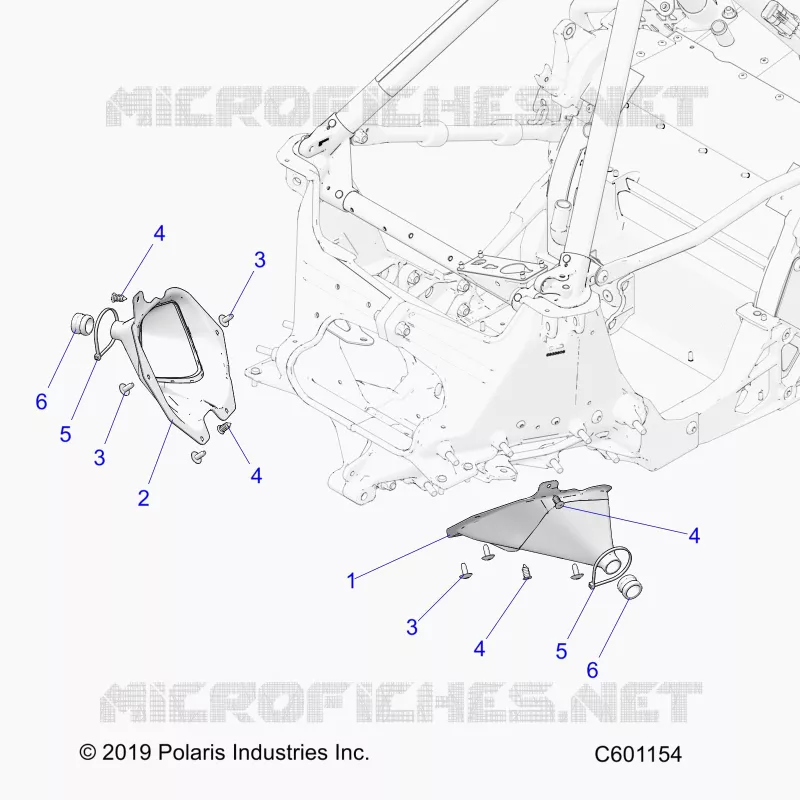 CHASSIS, TIE ROD BOOT ASM.